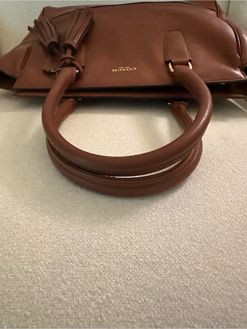Coach Legacy Candace Carry All Chestnut Brown - Picture 13 of 15